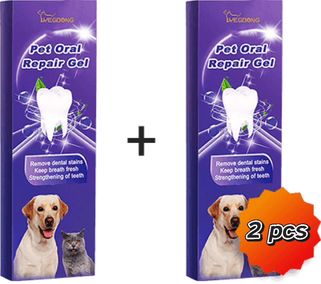 Gel för reparation av husdjurs munhälsa