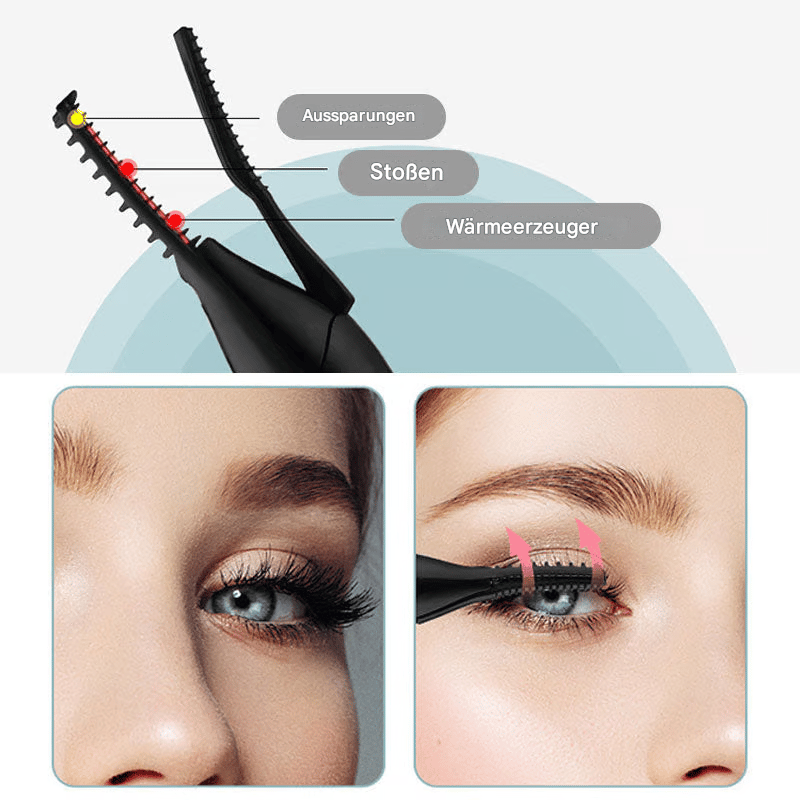 🔥 Elektrische Wimpernzange für sofortigen Glamour ✨ Blinzeln und blenden! 👁️