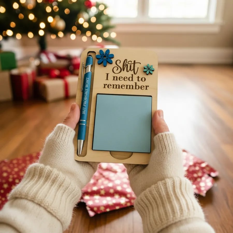 The "Shit I Need to Remember" Sticky Note Holder
