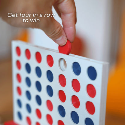 📚Travel Book Board Games: Four in a Row & Sea Battle – Dual Portable Fun in One Concept