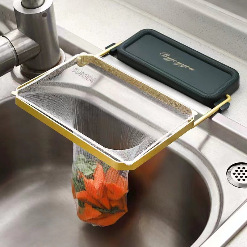 Kitchen Residue Filter Screen Holder(🔥Includes 50 nets)