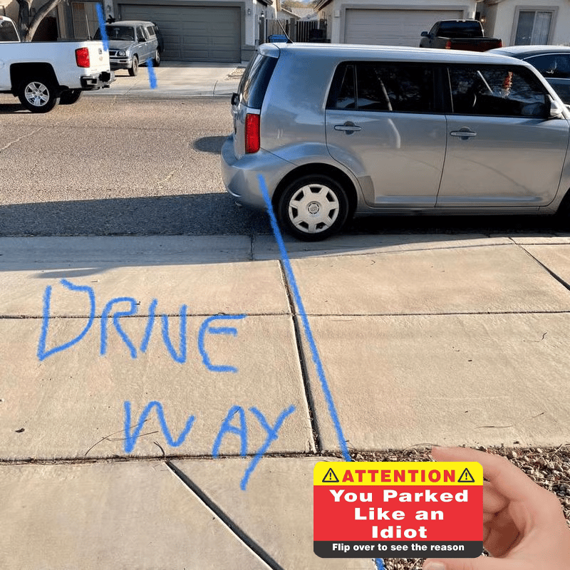 You Parked Like an Id10t Cards