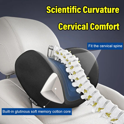 ✨3% rabattkod: NOR3⏰Car Headrest Neck and Waist Pillow🚗🛋️