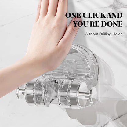 Justerbart duschhuvudfäste utan borrhål