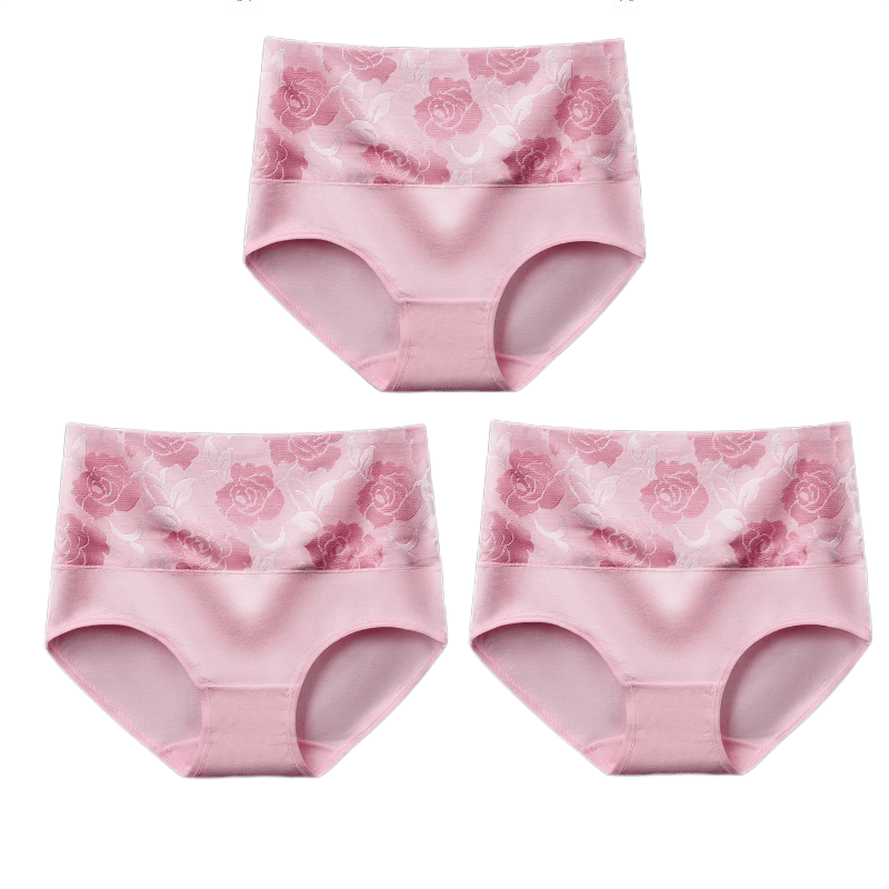 🔥Damtrosor med hög midja och magkontroll, tillverkade av ren bomull i plusstorlekar