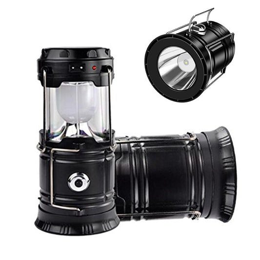 ⛺️Solcellsdriven campinglykta – uppladdningsbara LED-lampor, magnetisk bas och fällbar upphängningskrok – hopfällbar lampa batteridriven perfekt för strömavbrott, vandring, nödsituationer✨3% rabattkod: NOR3