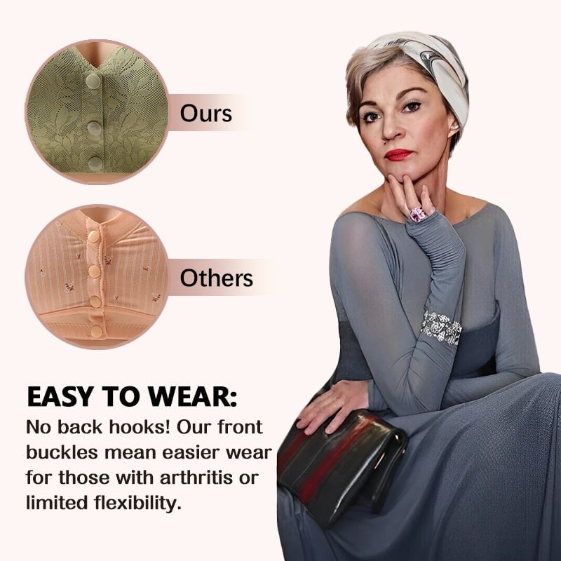 Damsöm-bh med öppning framtill