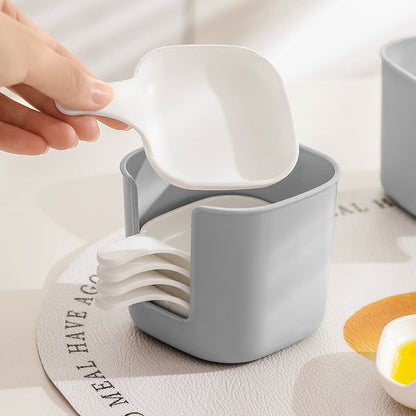 🏆Flash Sale⚡ 50K+ SOLD! Almost Gone-💥Dipping Sauce Plate & Holder Set,Best Gifts