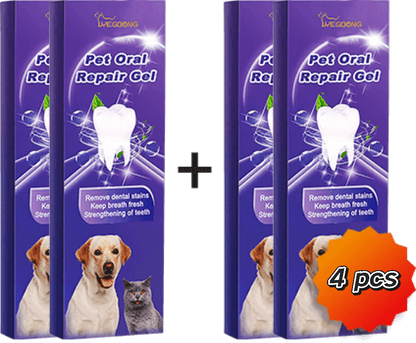 Gel för reparation av husdjurs munhälsa