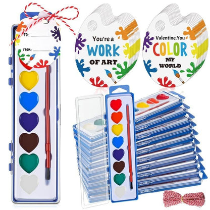 💖🎨 Valentine’s Day Mini Watercolor Paint Sets