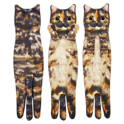 🎁  Funny Cat Hand Towels