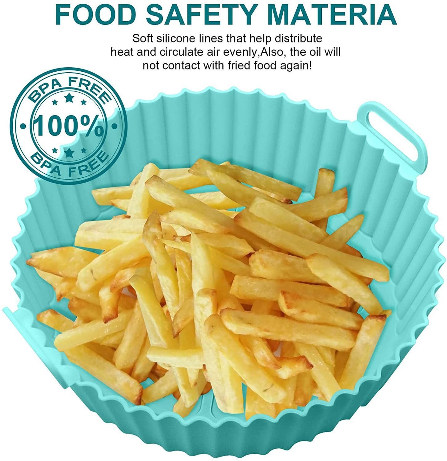 🔥Last Day Sale🔥Air Fryer Silicone Baking Tray