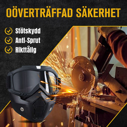 🛠️ Svetshjälm för svetsning & skärning – ansikts- och ögonskydd med bekväm design 🔥