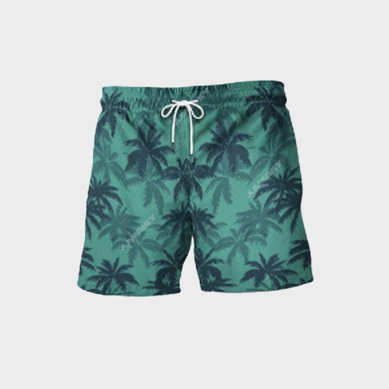 Hawaiianska strand korta ärmar