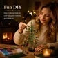 🎄✨ DIY-kit för julgran med pärlor – 🎅Skapa din egen glittrande juldeko – sverigeify