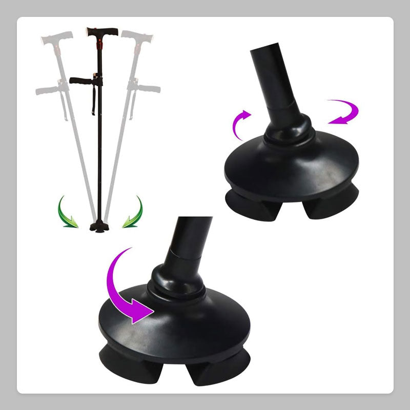 Larm-LED-Doppelhandgriff-Seniorenstock