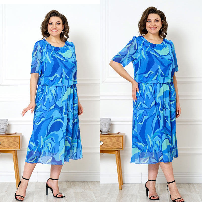 🌸🎉Vårens heta försäljning🎉Komfortabel och sofistikerad klänning