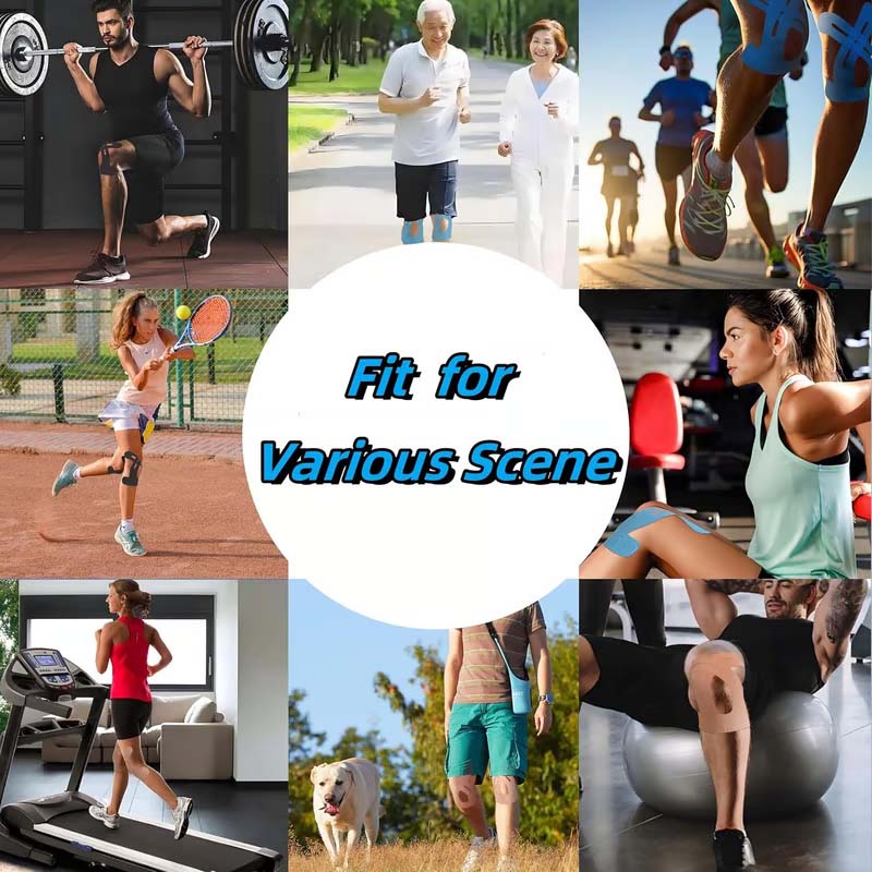 Knäskydd för sport | Andningsbara och vattentäta förskurna tejper]