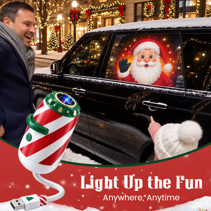 Merry Ride jul-projektorlampa för bil✨3% rabattkod: NOR3