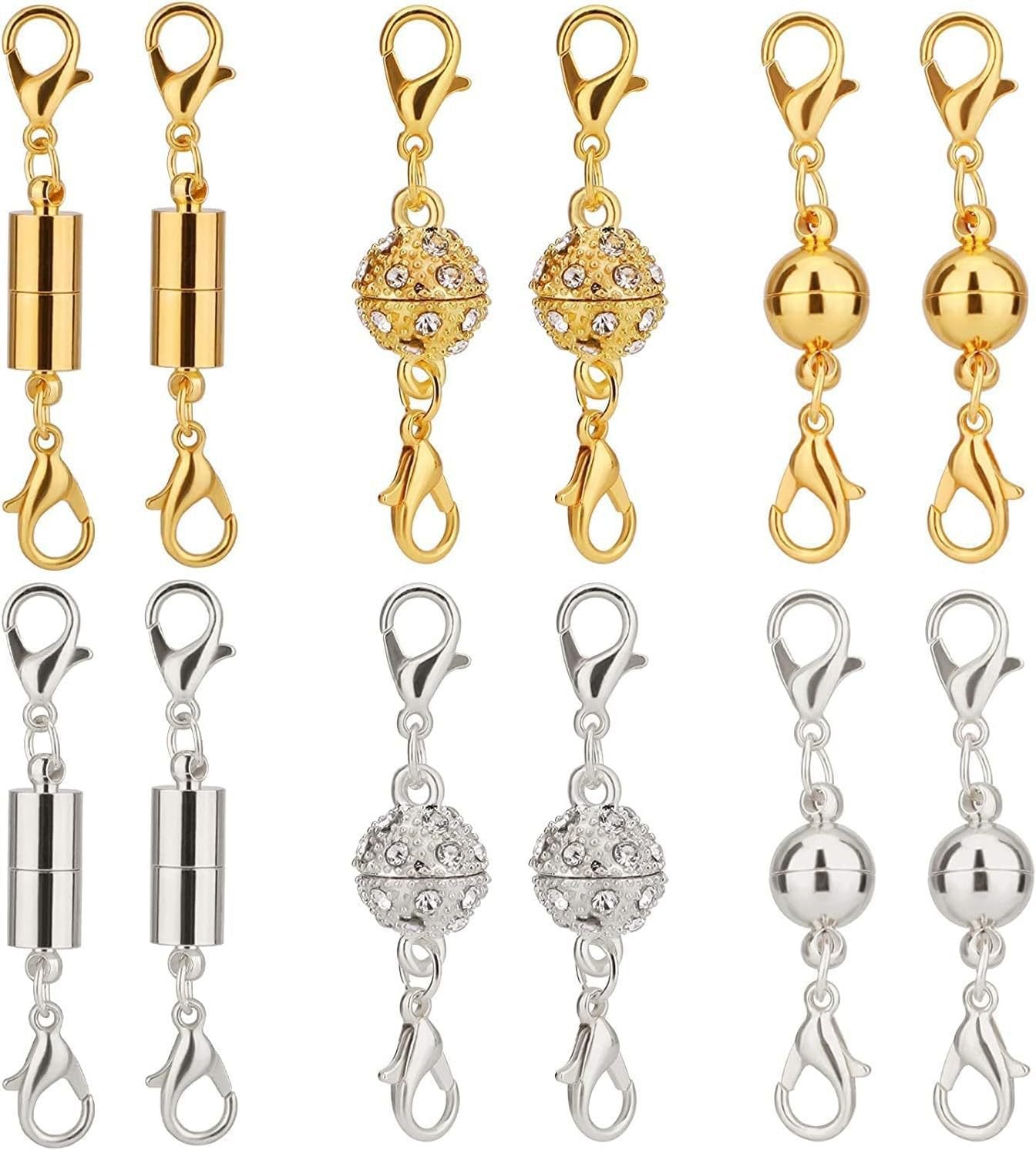 🔥Magnetic Necklace Clasps and Closures Kit(12pcs)
