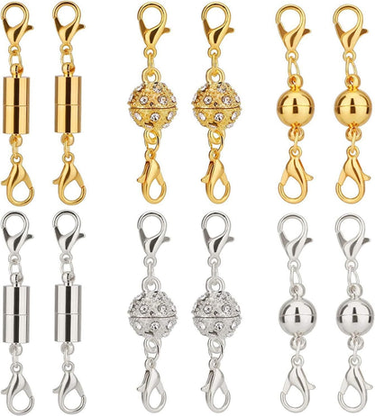 🔥Magnetic Necklace Clasps and Closures Kit(12pcs)
