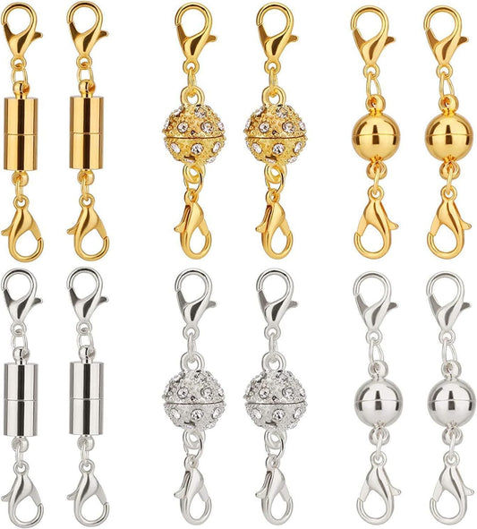 🔥Magnetic Necklace Clasps and Closures Kit(12pcs)