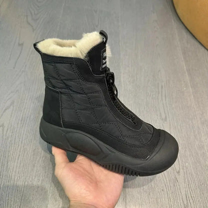 🌸Upp till 50% rabatt🔥Retro vattentäta varma snöstövlar
