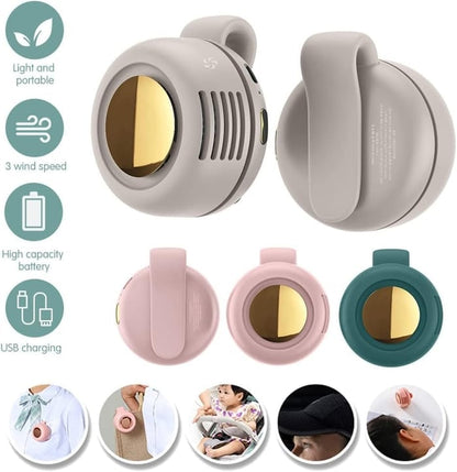 Bärbar tyst mini-bladlös elektrisk fläkt