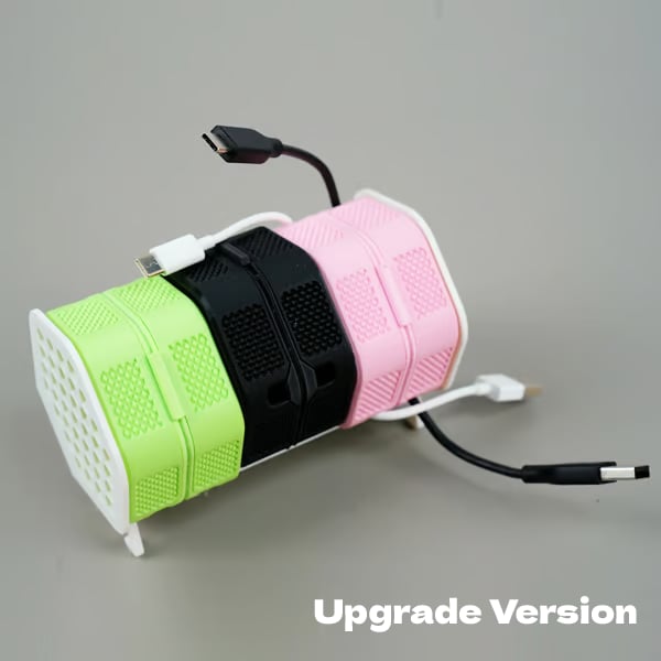 🔌3D Printed Portable Desktop Cable Organizer - Data Cable Storage