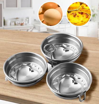 🎁🔥 HET REA – 50% RABATT! 🥚 Äggkokare i 304 rostfritt stål – Livsmedelsklassad, stadig och lätt att lossa design ✨🍳