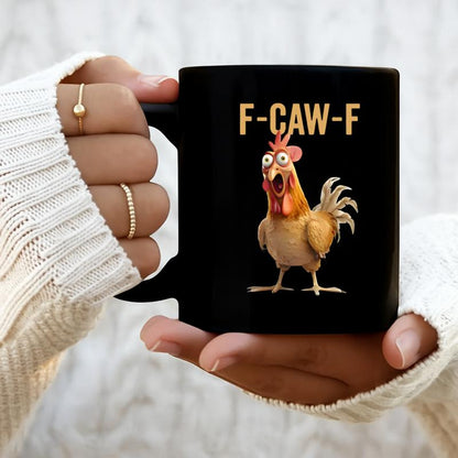 🔥Bestseller🔥F-Caw-F Funny Chicken Mug🐔😆