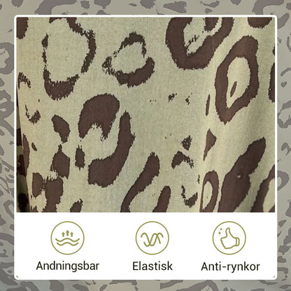 💖"Storsäljare - Direkt rabatt 50%!" - Safari Chic Leopardklänning🔥