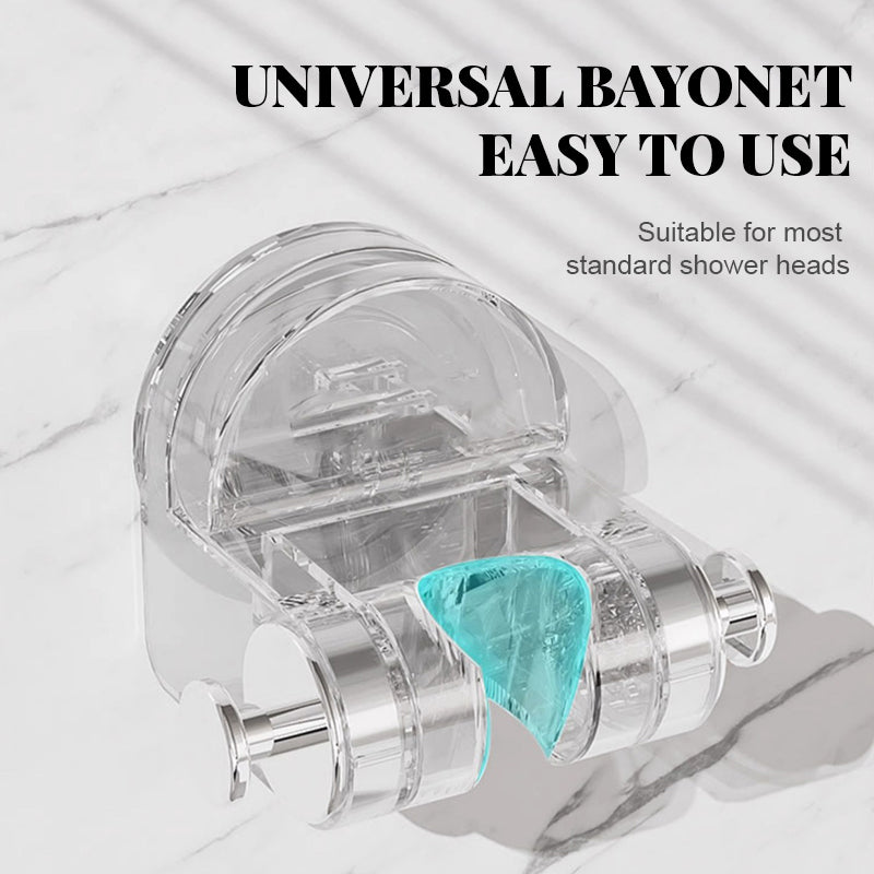 Justerbart duschhuvudfäste utan borrhål