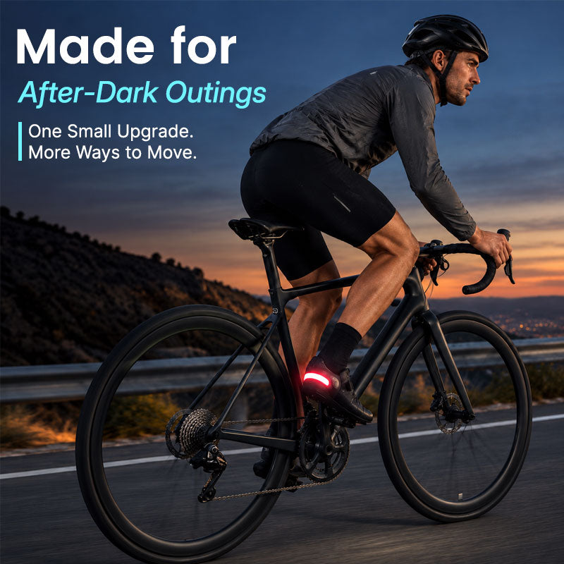 ✨LED-hälbelysning för skor – synlighetsljus för löpning och promenader
