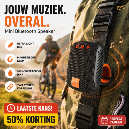 🎵MONSTER M3 Magnetisk Clip-On Bärbar Högtalare 🧲 | 80g Ultralätt, IPX7 Vattentät 💧, TWS Stereoljud – Perfekt för Resor, Camping & Arbete✨3% rabattkod: NOR3