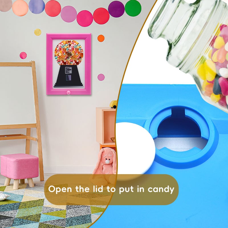 🍬Rare Vintage The Handy Candy Frame - Hanging Candy Machine Art🔥