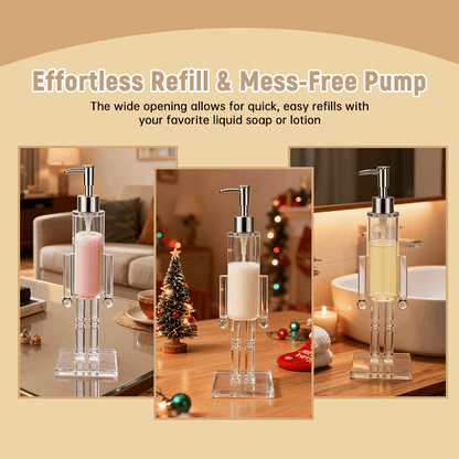 Nutcracker Soap Dispenser