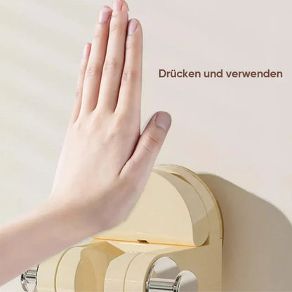 Duschställ i ett stycke med sugkopp