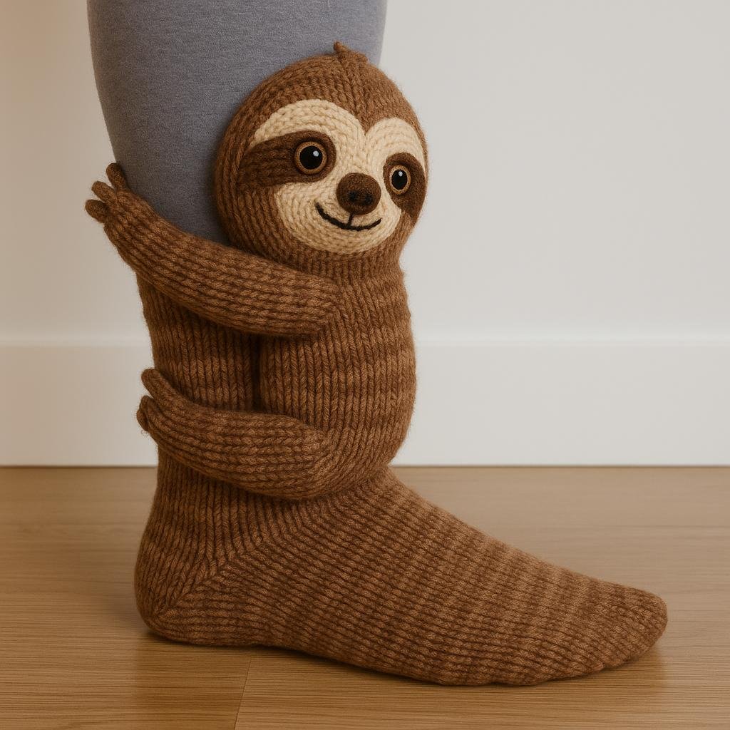 🎄3D Knit Animal Socks