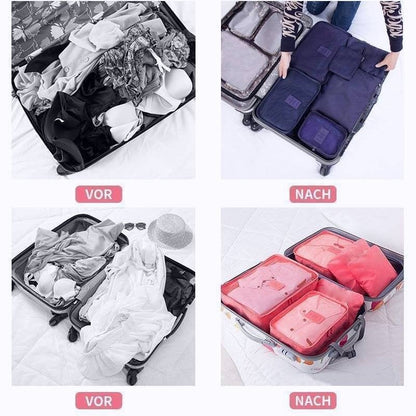 ✈6 pieces portable luggage packing cubes🧳