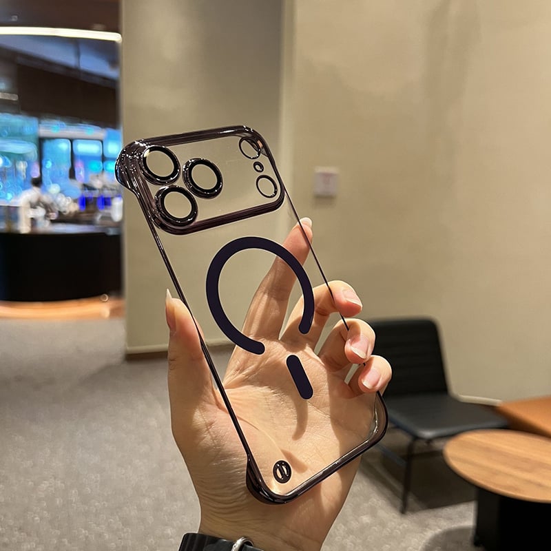 🔥Nytt mobilskal för iPhone 17-serien - Transparent ramlöst ultratunt magnetiskt skal