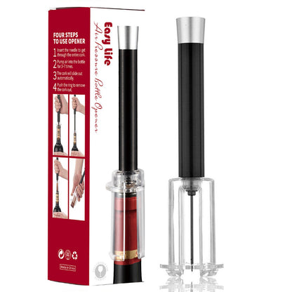 Air Pump Cork Remover Wine Bottle Opener Set