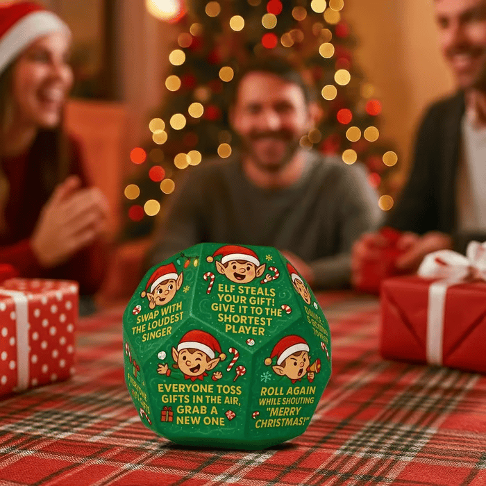 🔥Roligt julklappsbytesfestspel med tärningar