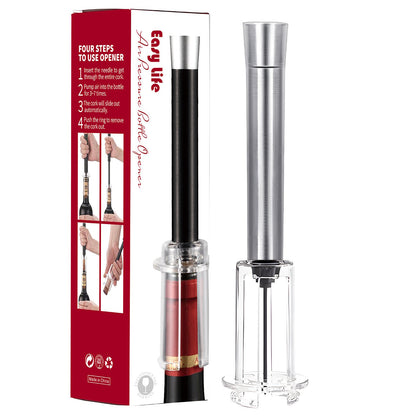 Air Pump Cork Remover Wine Bottle Opener Set