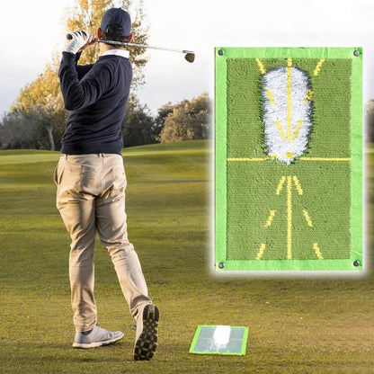 🔥Golf Training Mat for Swing Detection Batting