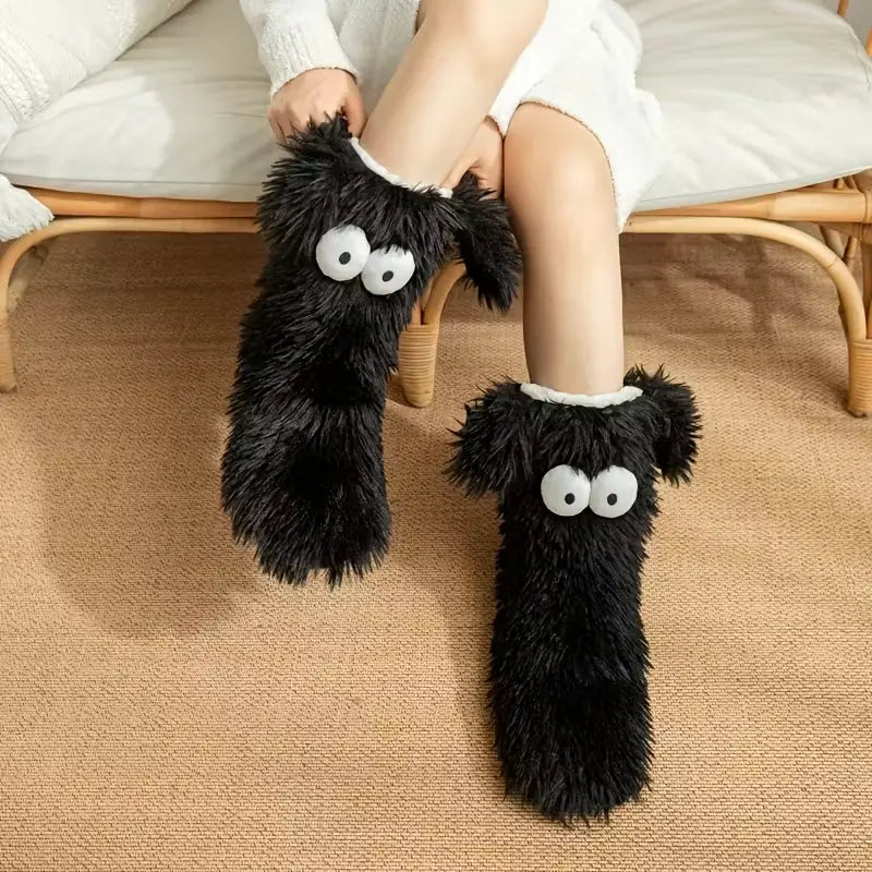 🤗Cute Plush Slippers Socks