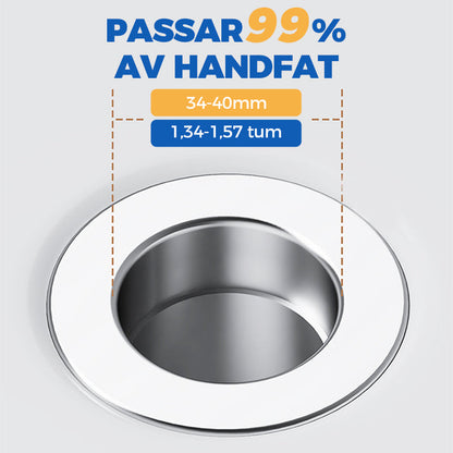 🔥Hårfångare för handfat, universellt popup-avloppsfilter för handfat med filterkorg i rostfritt stål, avloppsfilter för badrum