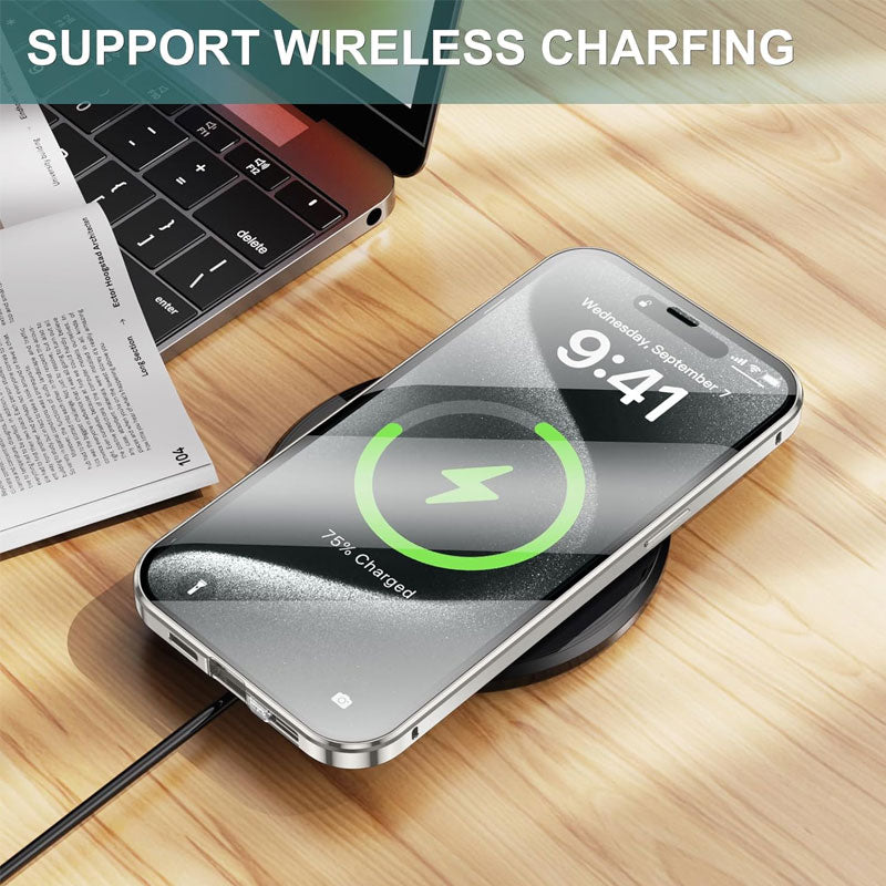 Dubbelsidigt magnetiskt anti-kipling mobilskal