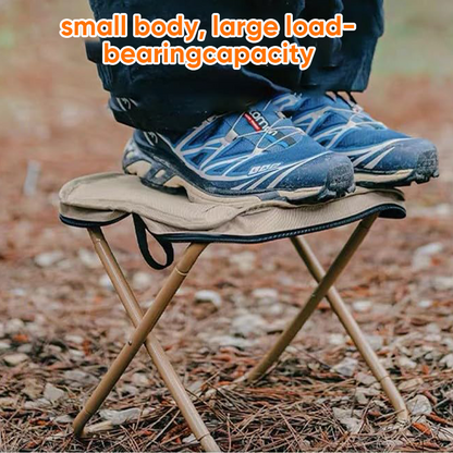 Hopfällbar ryggsäckspall