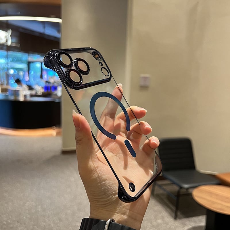 🔥Nytt mobilskal för iPhone 17-serien - Transparent ramlöst ultratunt magnetiskt skal